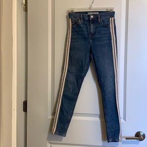 Top shop cropped jeans